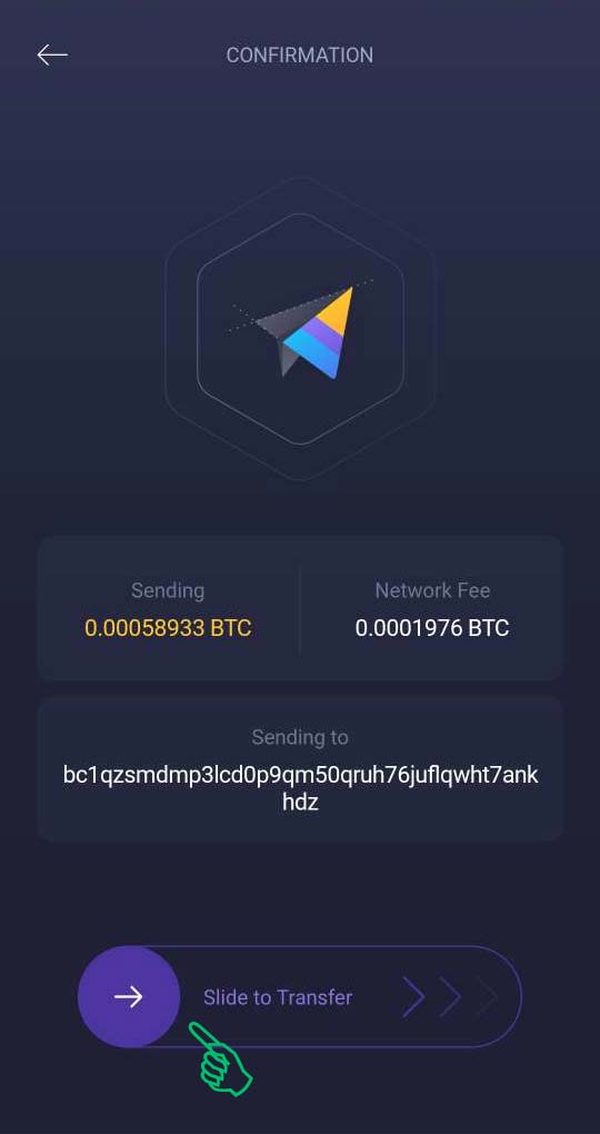 confirm your crypto deposit in the exodus wallet