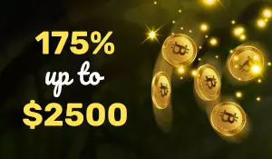 Claim your Bitcoin bonus at Ozwin; 175% up to $2500