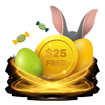 $25 free easter chip