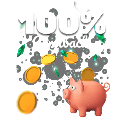 100% cashback