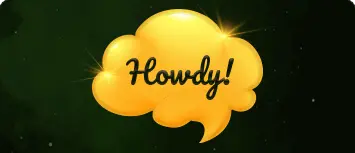 golden speech bubble with 